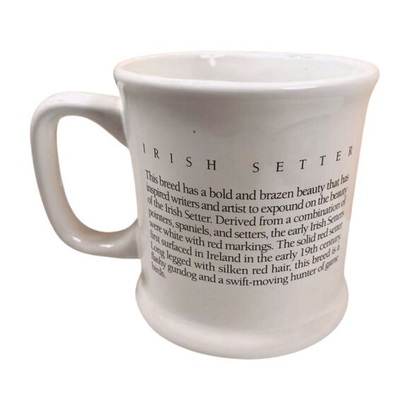 Patricia Roberts for Trendtex Collection Irish Setter 16 oz Coffee Mug Cup - Picture 2 of 4
